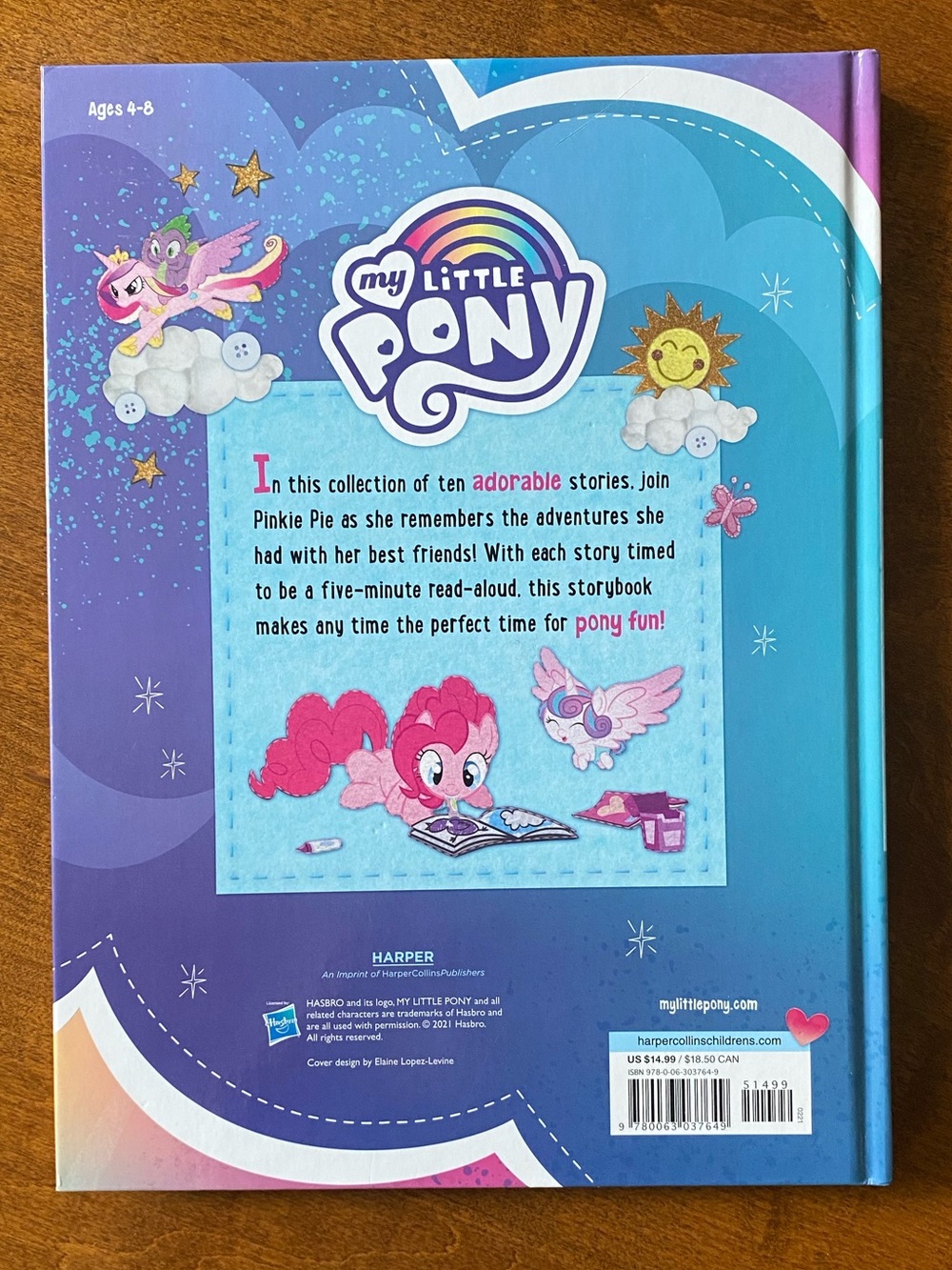 My Little Pony 5-Minute Stories hardcover book - Picture 2 of 4